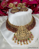 Temple Design Antique Gold Plated Premium Necklace JH3192
