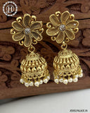 Latest Gold Plated Antique Earrings  JH3381