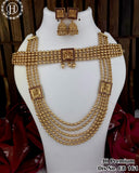 Elegant Gold Plated Combo Haram And Necklace JH3529