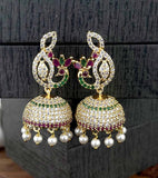 Premium AD Earrings Jhumkas JH3566