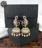 Premium AD Earrings Jhumkas JH3566