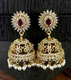 Premium AD Earrings Jhumkas JH3570