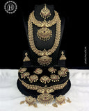 Latest Gold Plated Elegant South Indian Temple Design Bridal Jewellery Set JH3691