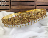 Beautiful Gold Plated Temple Design Vaddanam Hip Belt For Saree JH3699