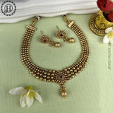 Elegant Gold Pearls Design Necklace JH3763