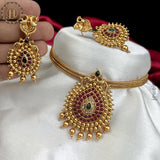 Beautiful Gold Finish Antique Necklace JH3809