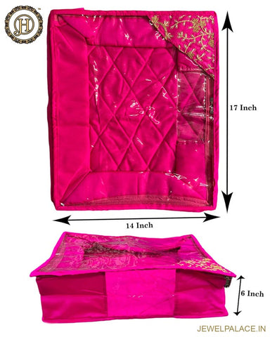 PVC Printed And Plain Single Saree Cover Bags at Rs 24 in Kolkata | ID:  9893235855