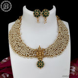 Exclusive Gold Plated Kemp Stone Antique Necklace