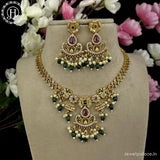 Exclusive Gold Plated Kemps AD Stone Premium Necklace JH4195