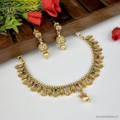 Rajwadi gold deals necklace