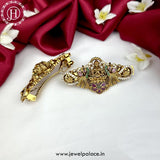 Beautiful Premium Quality Gold Plated Kemp Stone Hair Clip JH5019